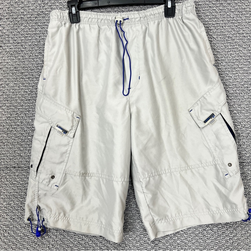 OTB one tough brand mens cargo shorts light gray size XL preowned